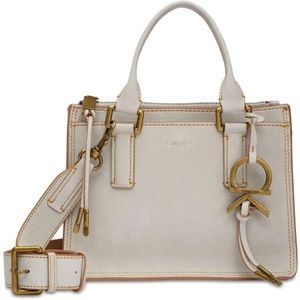 Calvin Klein Brynn Suede Small Satchel